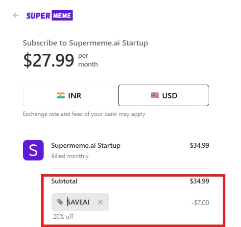 Supermeme. 20% off coupon code